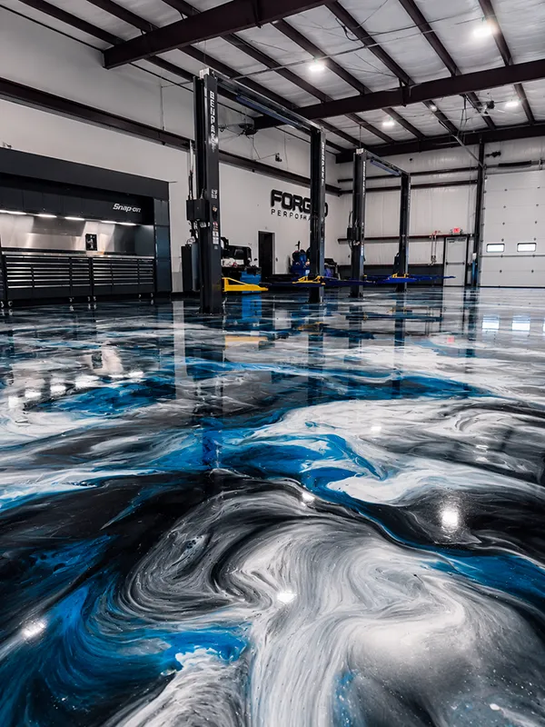 Professional epoxy floor coating service in Pensacola
